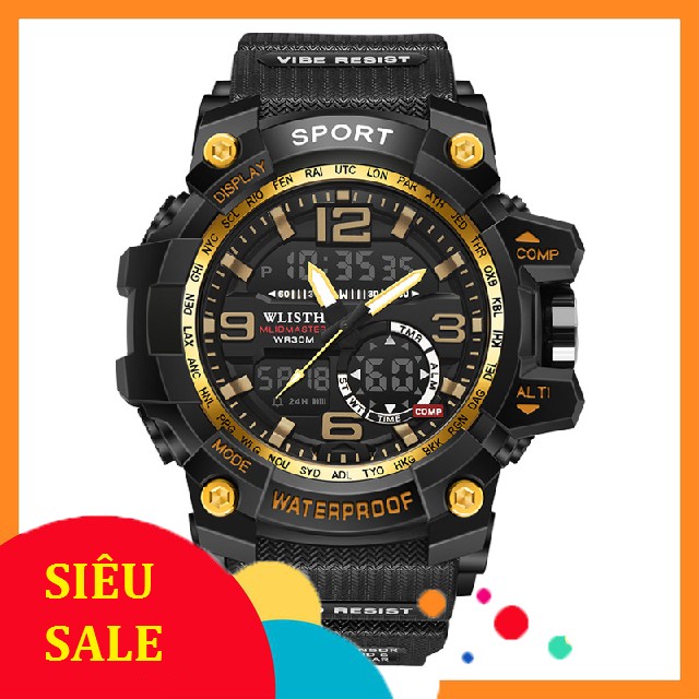 Đồng hồ wlisth fro casio g shock cho nam - đồng hồ dạ quang giảm giá chính hãng, đồng hồ đeo tay nam có lịch đeo tay điện tử kỹ thuật số đồng hồ chống nước tự động 30 mét