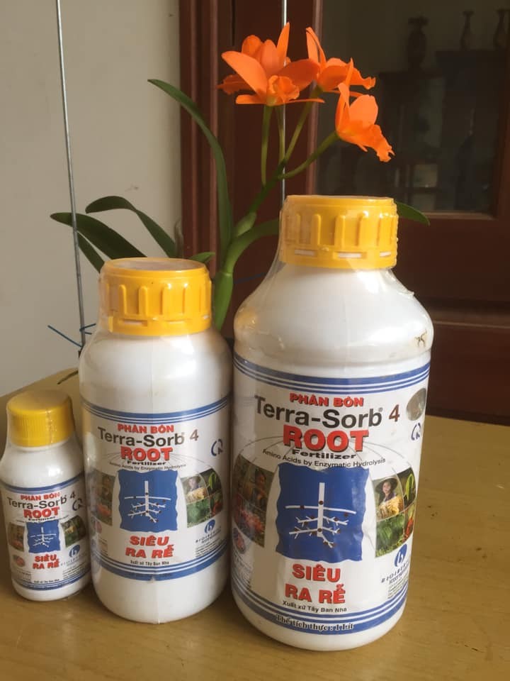 Phân bón lá sinh học Growmore Terra Sorb 4 Root chai 100ml Siêu Ra Rễ