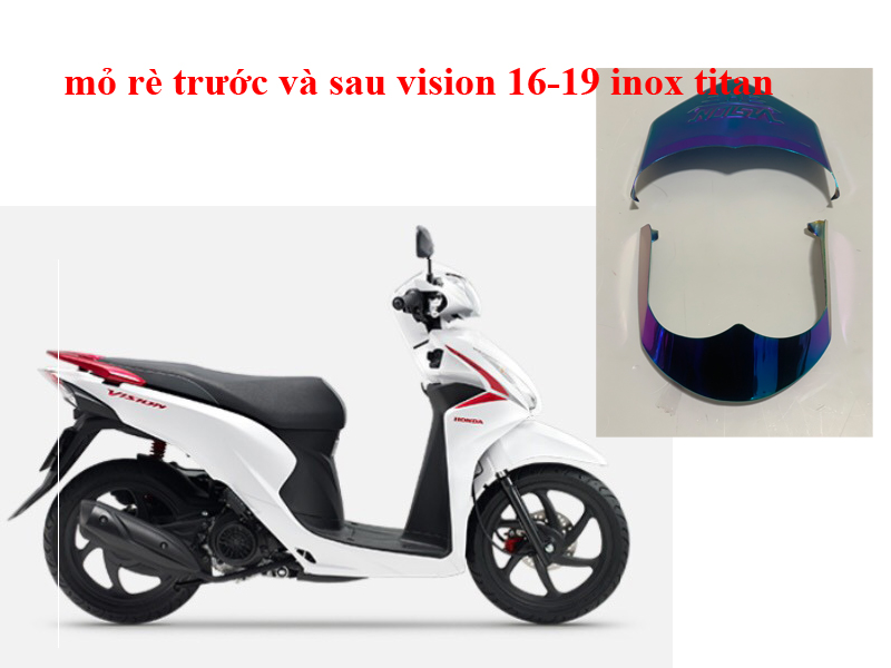 BỌC MÕM TRƯỚC VÀ SAU TITAN 7 MÀU CHO XE SIRIUS, WAVE 17-19, AB 16-19, SH 20, AB 20, SH 17-19,VISION 16-19,( CHỌN ĐÚNG PHÂN LOẠI XE)
