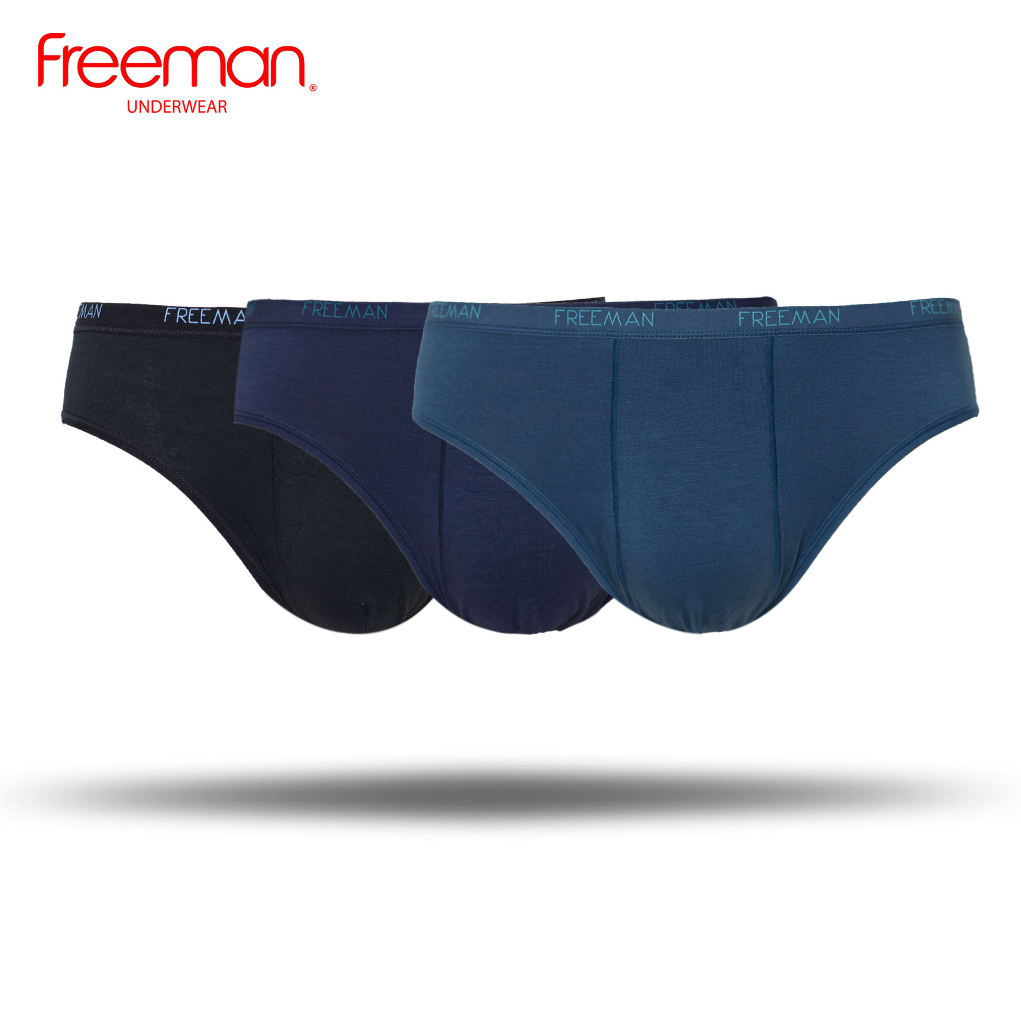 Combo 3 Quần lót nam chất liệu viscose Freeman 6040