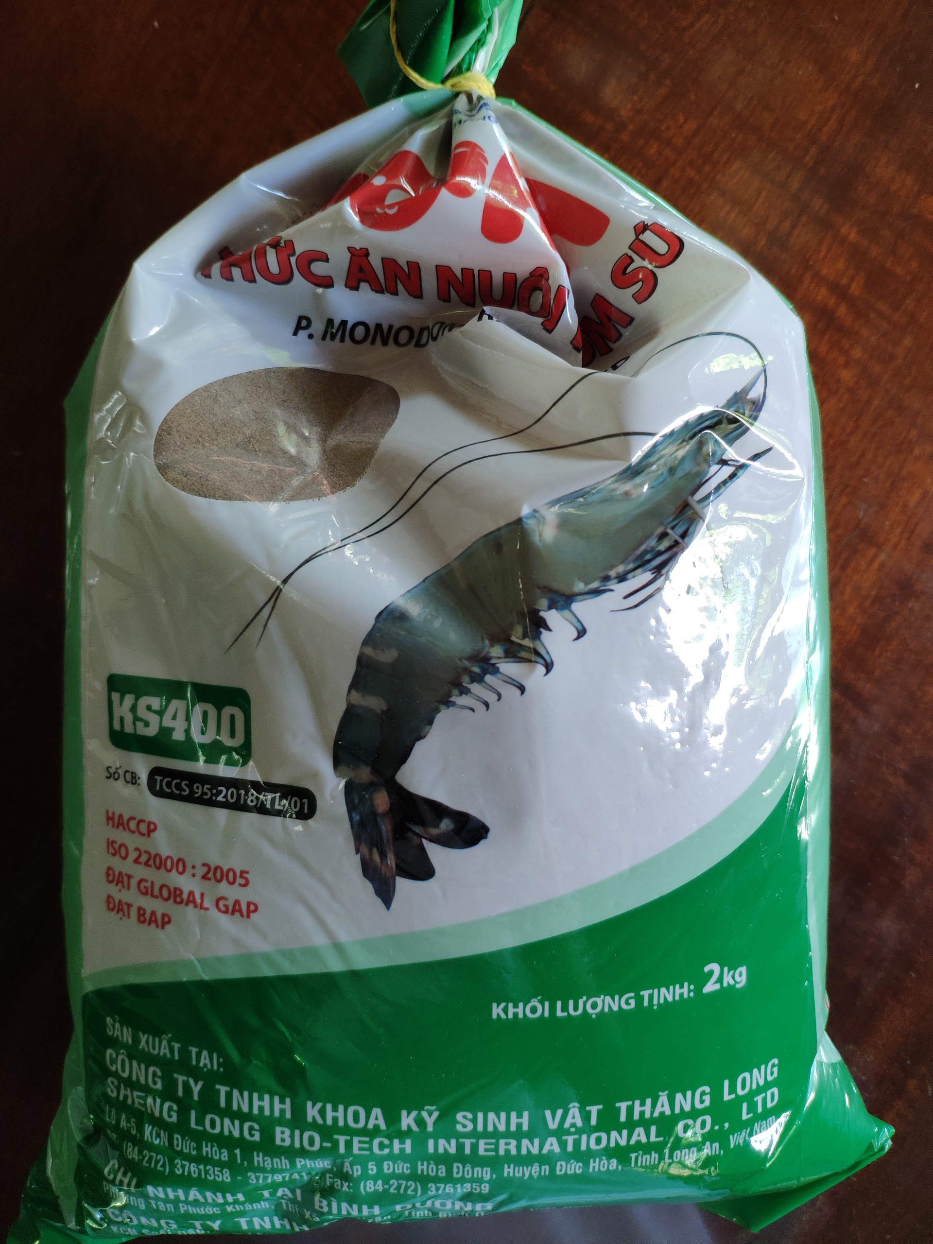 100g Cám THĂNG LONG hạt siêu mịn, bột tôm sú số 0 (No 00) - thức ăn cho cá bột, tôm giống, tép con