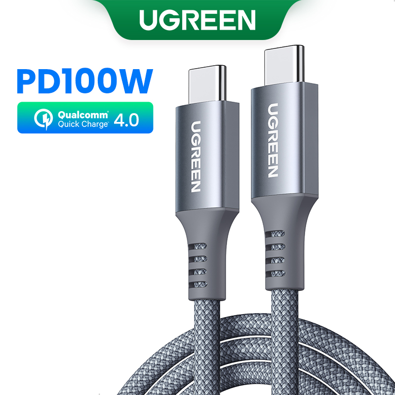Mua 1 vẫn Freeship UGREEN 100W USB C to USB C Cable Type C Charger 5A Fast