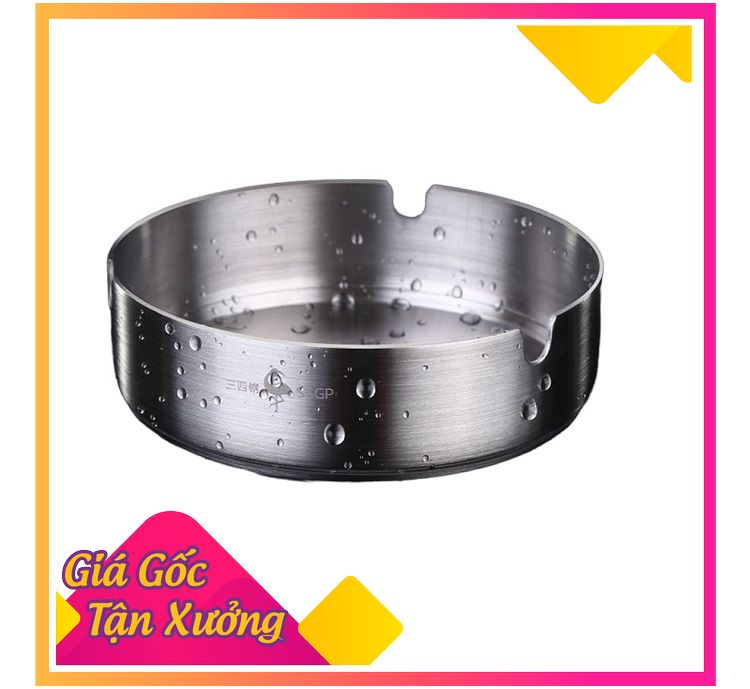 Gạt tàn  bằng thép không gỉ - đồ gia dụng 365