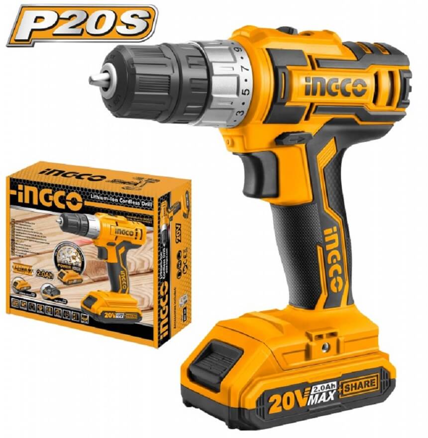 20v máy khoan vặn vít dùng pin ingco cdli20024