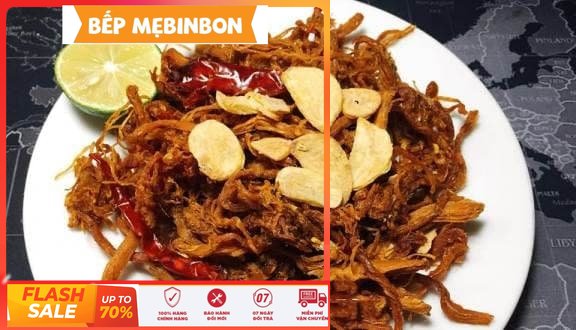 500gr heo khô cháy tỏi