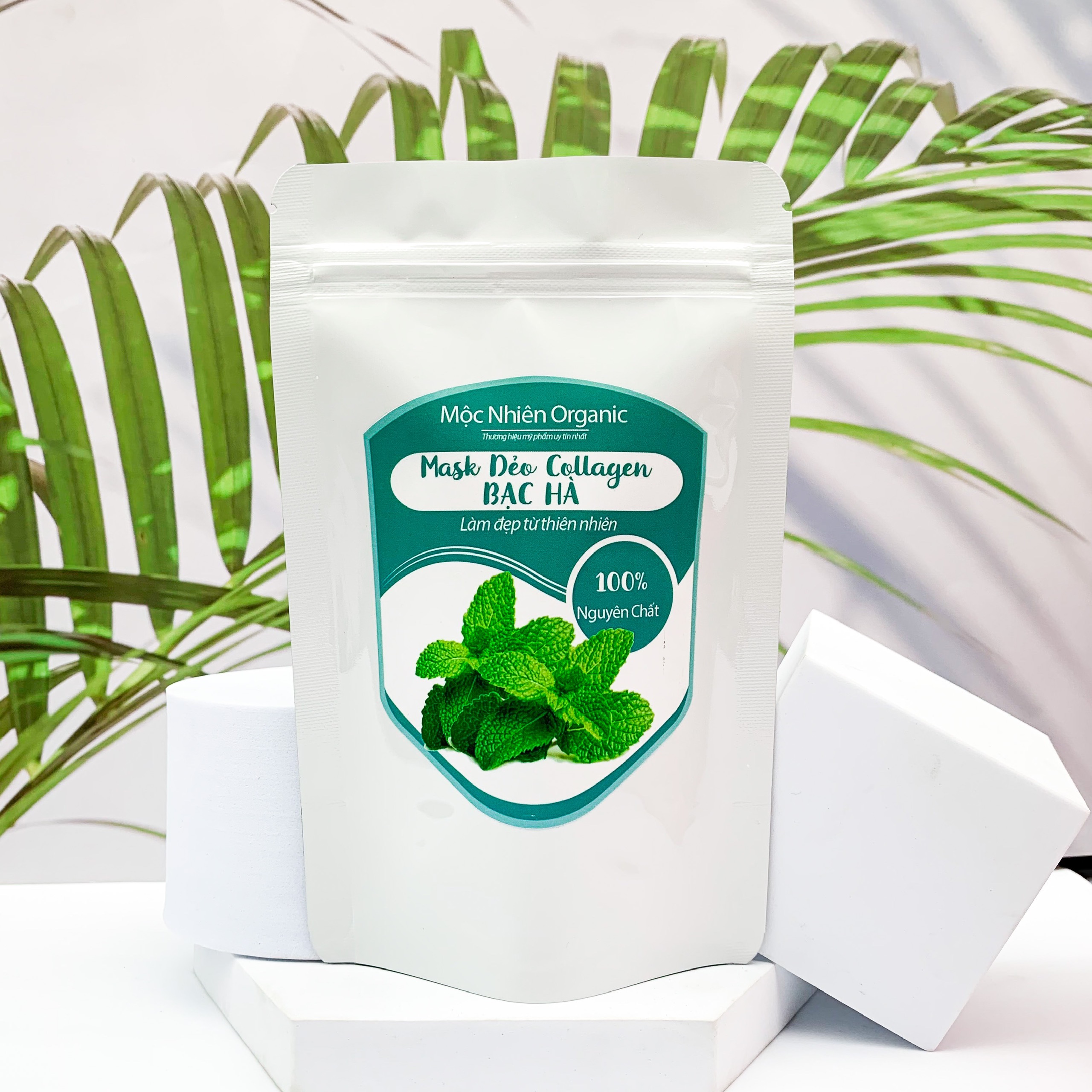 Mask dẻo collagen bạc hà chuyên dùng trong spa uy tín