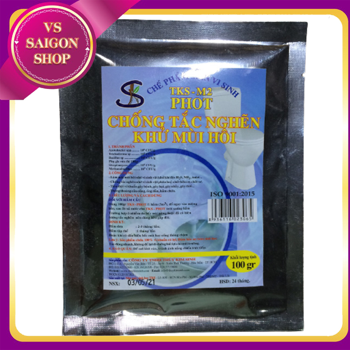 Gói 100g - phot: khử mùi hôi, thông thoáng cầu cống