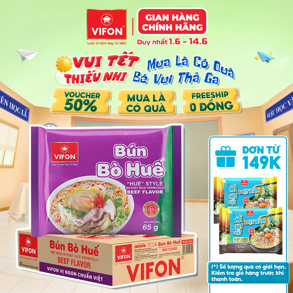 Bún bò huế vifon 65gr/gói