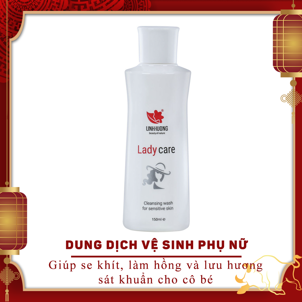 Dung Dịch Vệ Sinh Phụ Nữ Lady Care, gel phụ khoa giúp ngăn ngừa viêm nhiễm, làm hồng, se khích và lưu hương 8h cho vùng kín