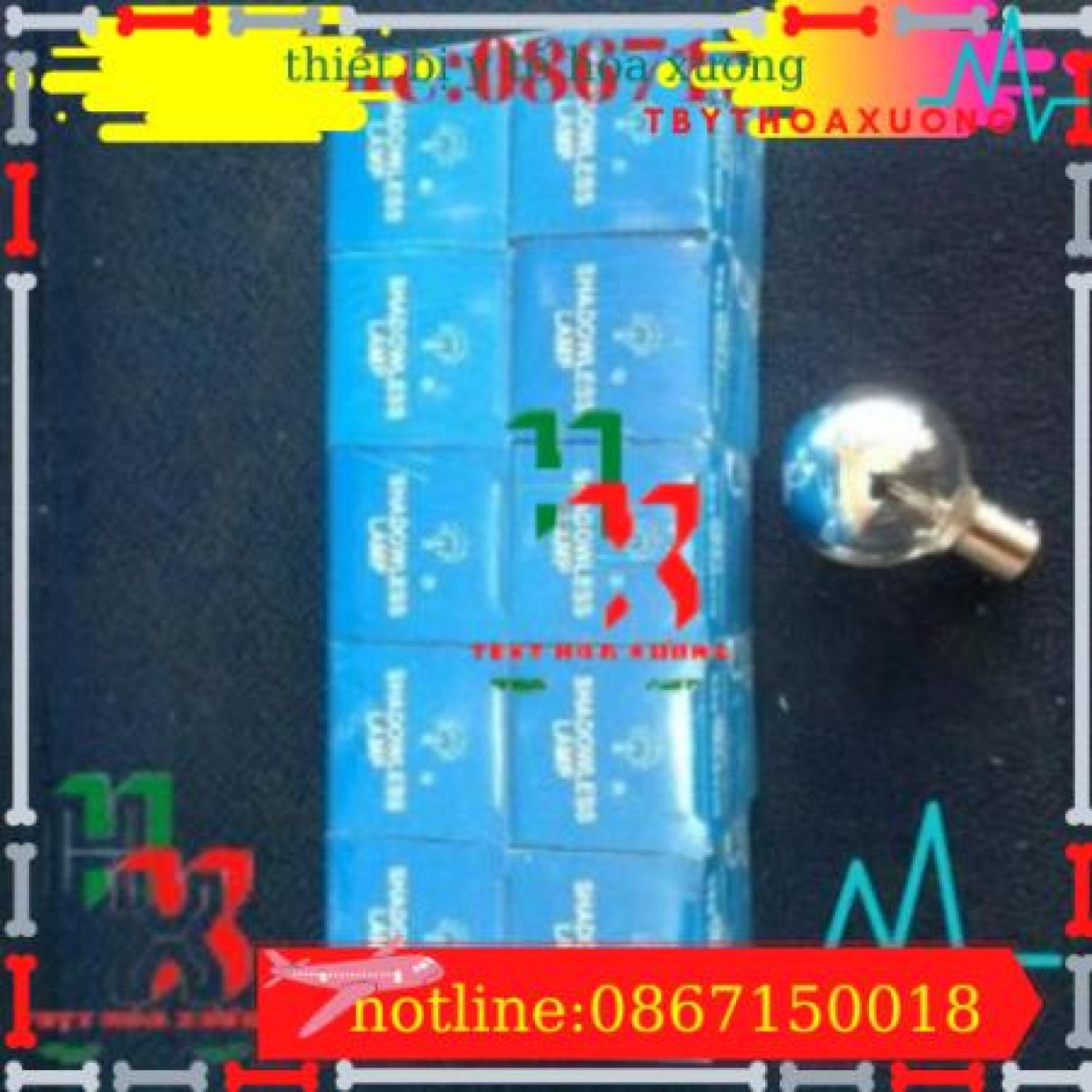 Com bo 10 bóng đèn mổ 24v 25w đèn khám bệnh chính hãng thượng hải