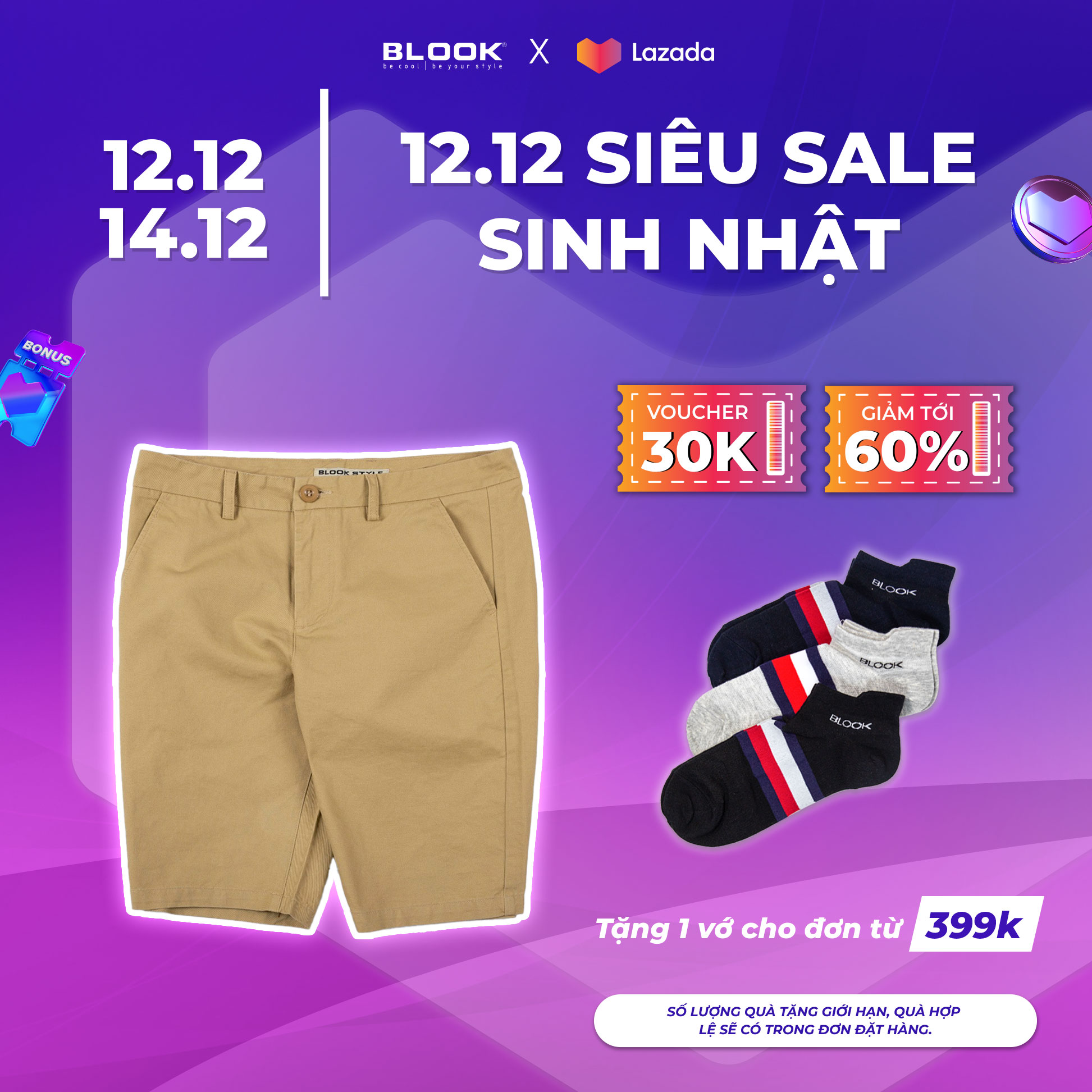 Quần short kaki BLOOK chất vải kaki mềm form lửng ngang gối nhiều màu trẻ trung 30081