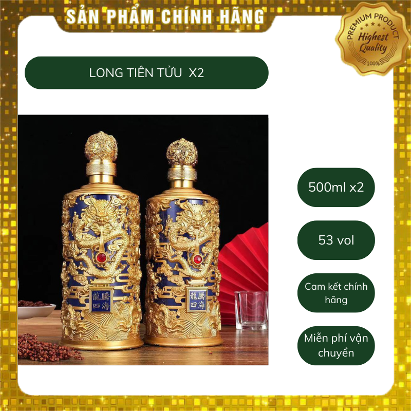Mao đài thiên long 500ml x2