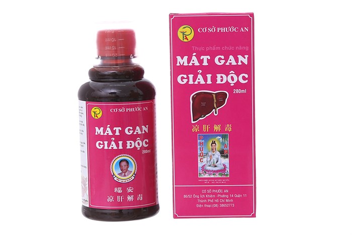 MÁT GAN THANH NHIỆT Phước An chai 280ml