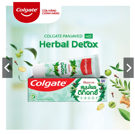 Kem đánh răng Colgate thảo mộc thiên nhiên Herbal Detox 120g