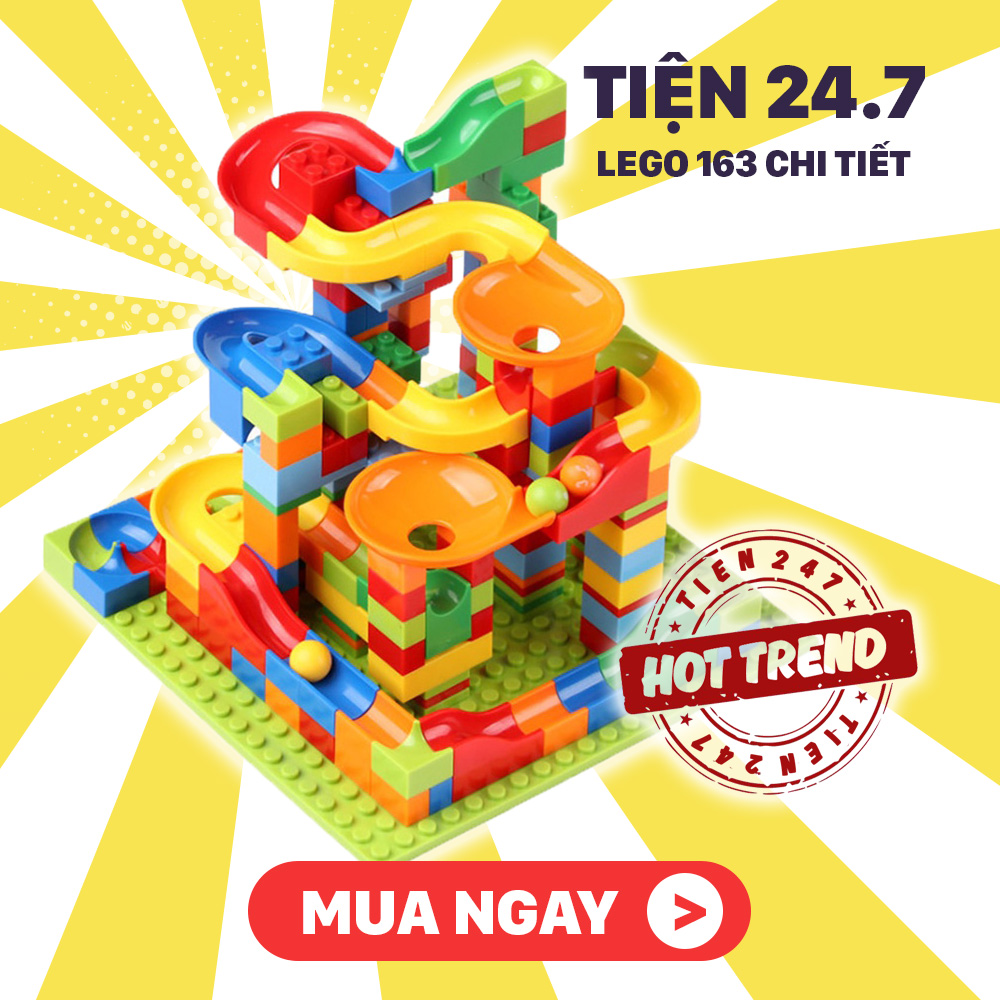 Đồ chơi Lego 168 chi tiết - Đồ chơi giáo dục - Đồ chơi phát triển sớm - tien247