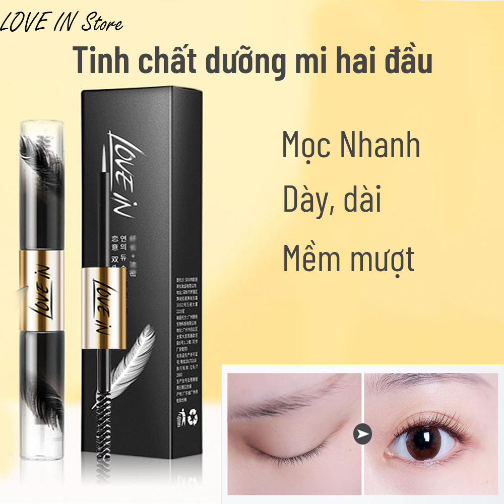 Serum dưỡng mi dày và dài LOVE IN giúp lông mi mọc dài và dày
