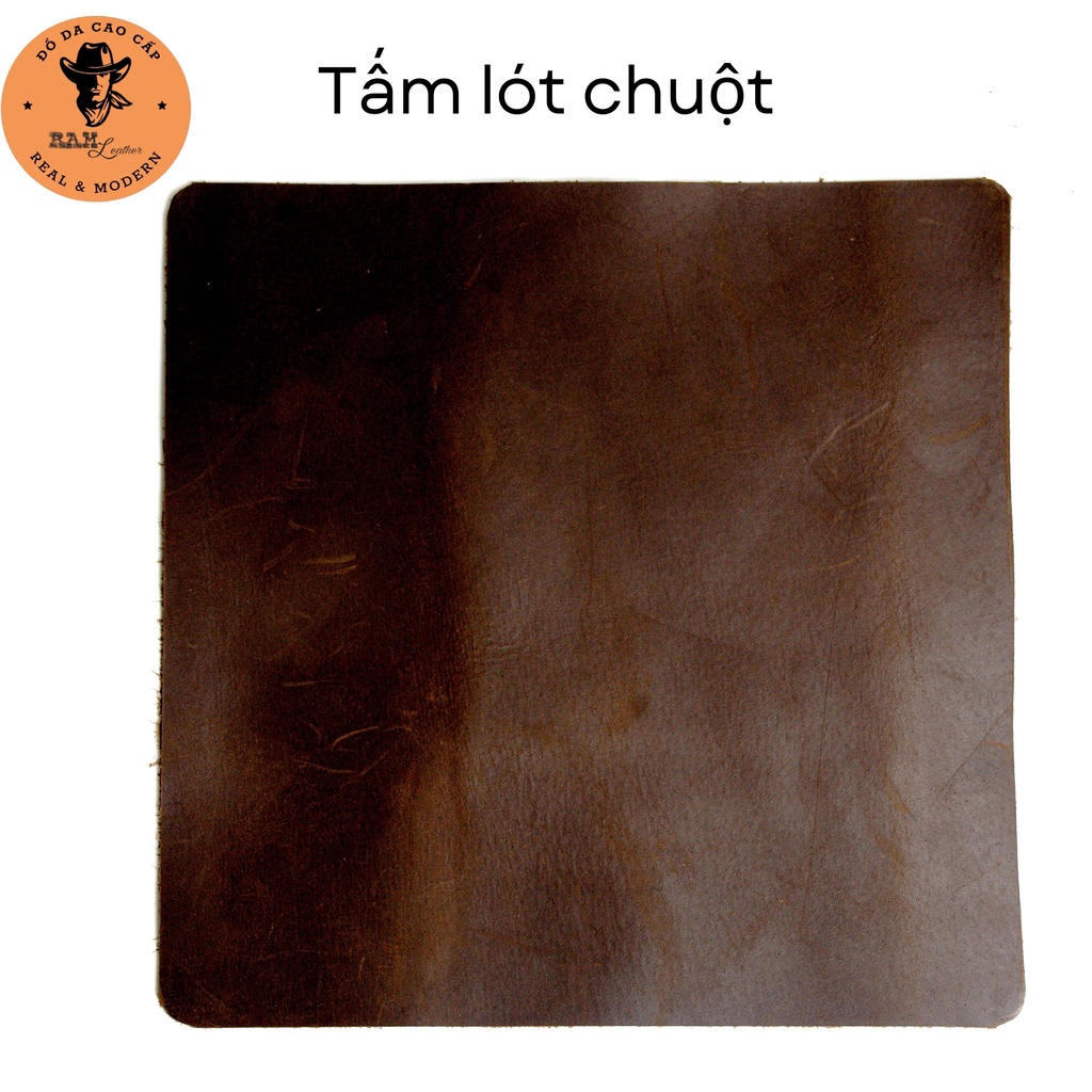 Tâm Lót chuột da bò màu nâu đỏ - RAM Leather - Thương hiệu RAM LEATHER Giá 124,000 Đồng*Miễn phí vận chuyển