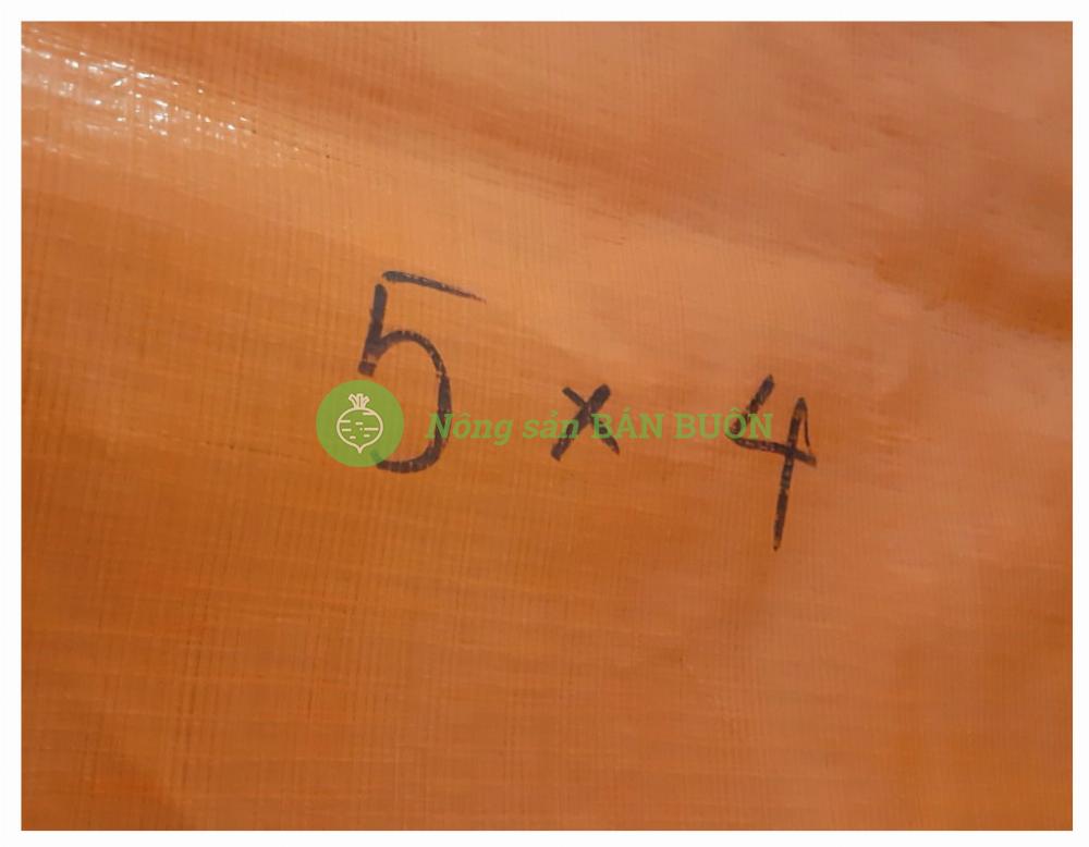 Bạt che nắng, mưa, che công trình giá rẻ khổ 5X4M