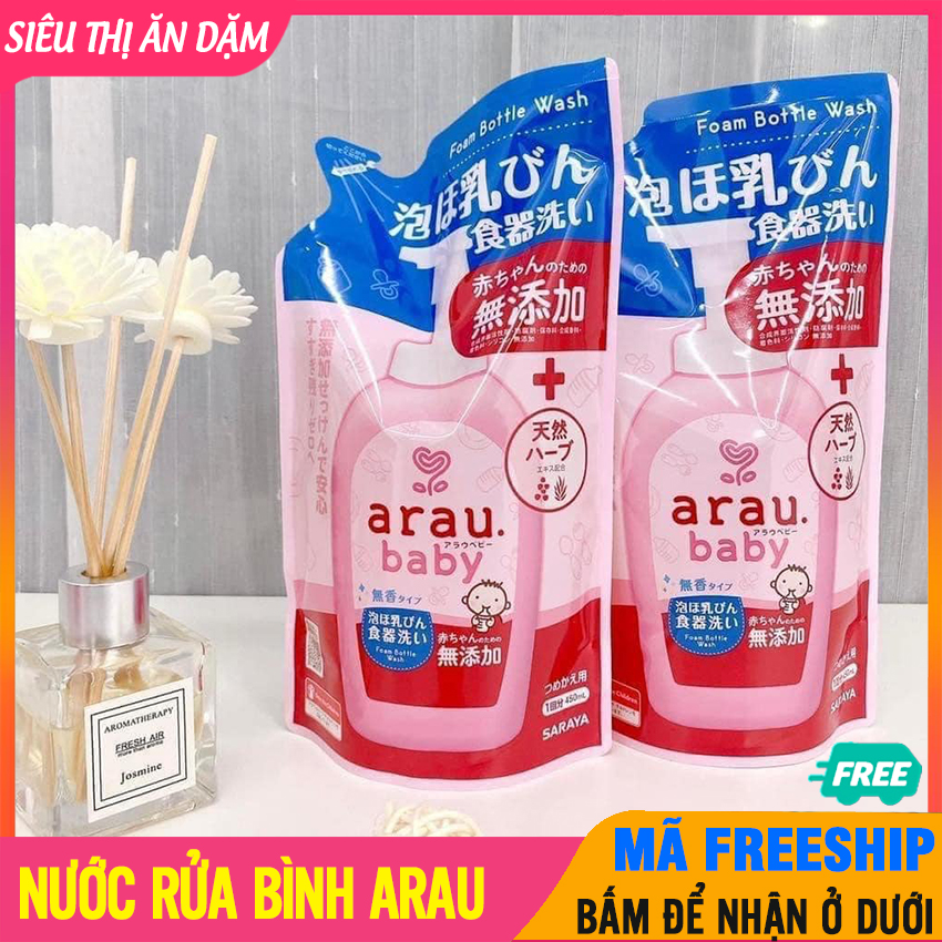 Nước rửa bình arau baby chiết xuất 100% tự nhiên, an toàn - rửa bình sữa, nước rửa bình sữa arau,nước rửa bình - nuoc rua binh arau - 4973512258206