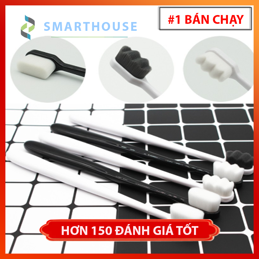 Bàn chải đánh răng lông siêu mịn mềm mại (hộp tròn-được chọn màu)