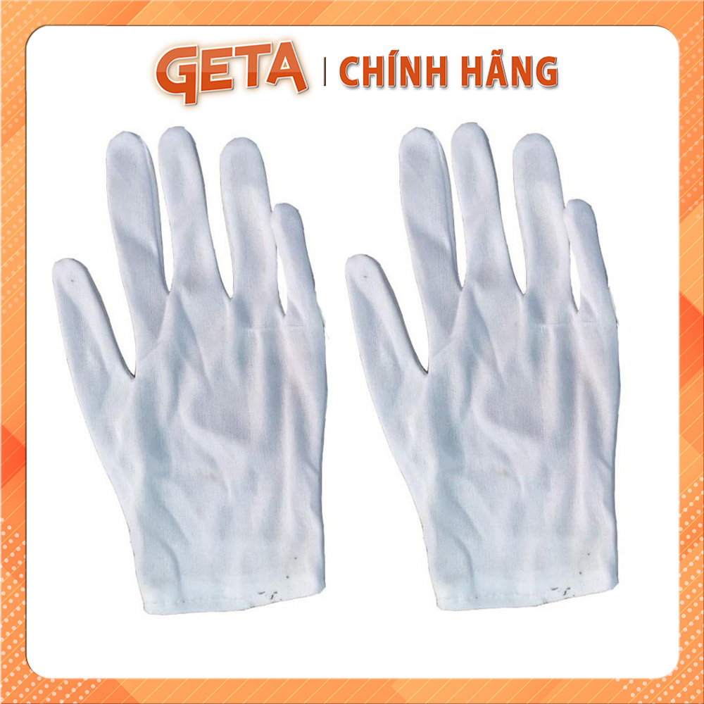 Bao tay trắng găng tay vải Cotton thun Poly. lễ tân sự kiện kiểm định