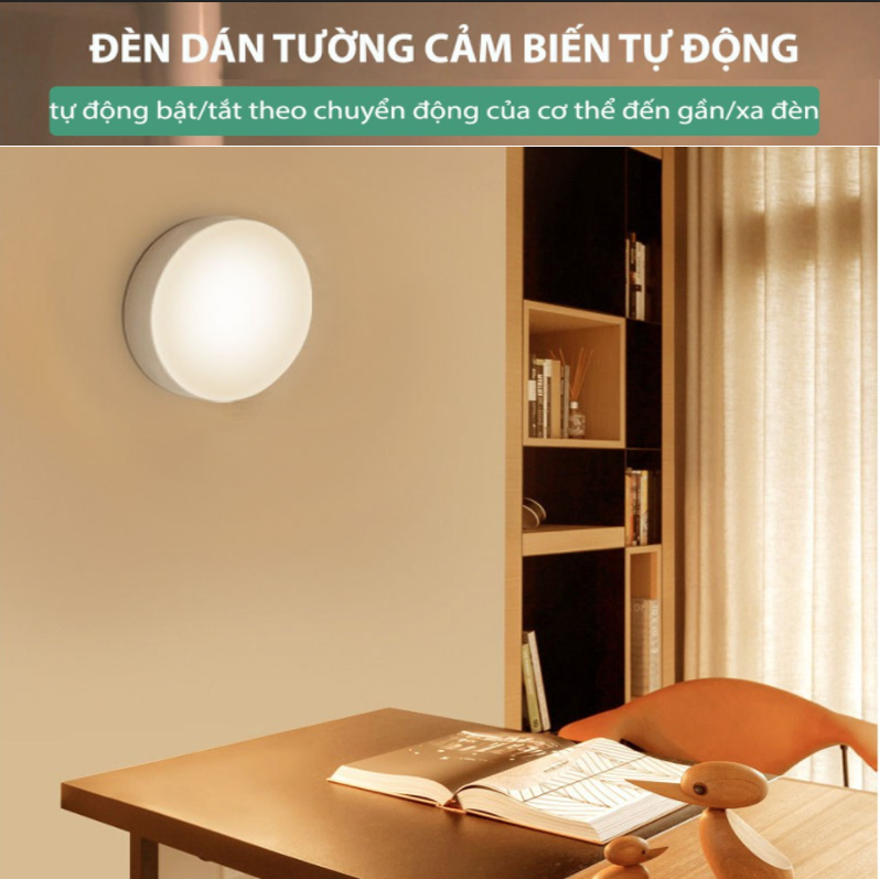 [HCM][NEW-SALE 50%] Đèn Dán Tường Đèn Cảm Biến Tự Động Sáng Năng Lượng Pin AAAĐèn Led Cảm BiếnĐèn Ngủ Cảm ỨngĐèn Ngủ Thông MinhĐèn Dán TườngĐèn Gắn TườngDen Ngu Cam UngDen Ngu Thong MinhDen Ngu 3DDen Dan TuongDen Gan Tuong