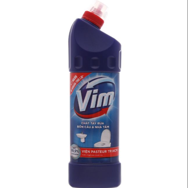 Nước tẩy bồn cầu & nhà tắm VIM diệt khuẩn 880ml