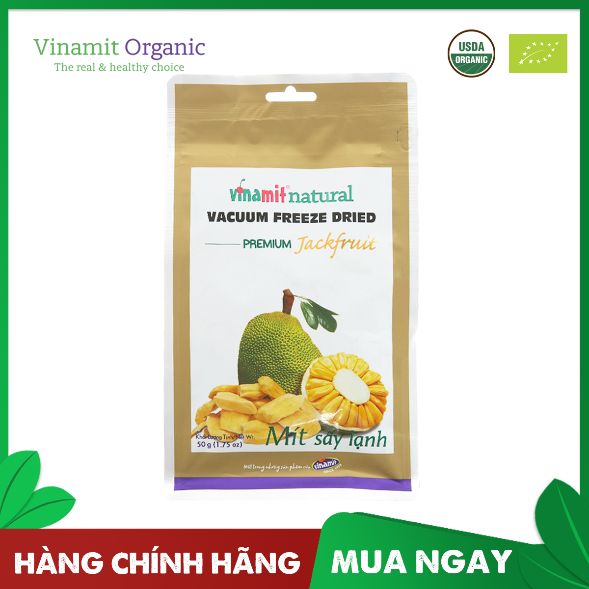 Mít sấy lạnh Vinamit 50g