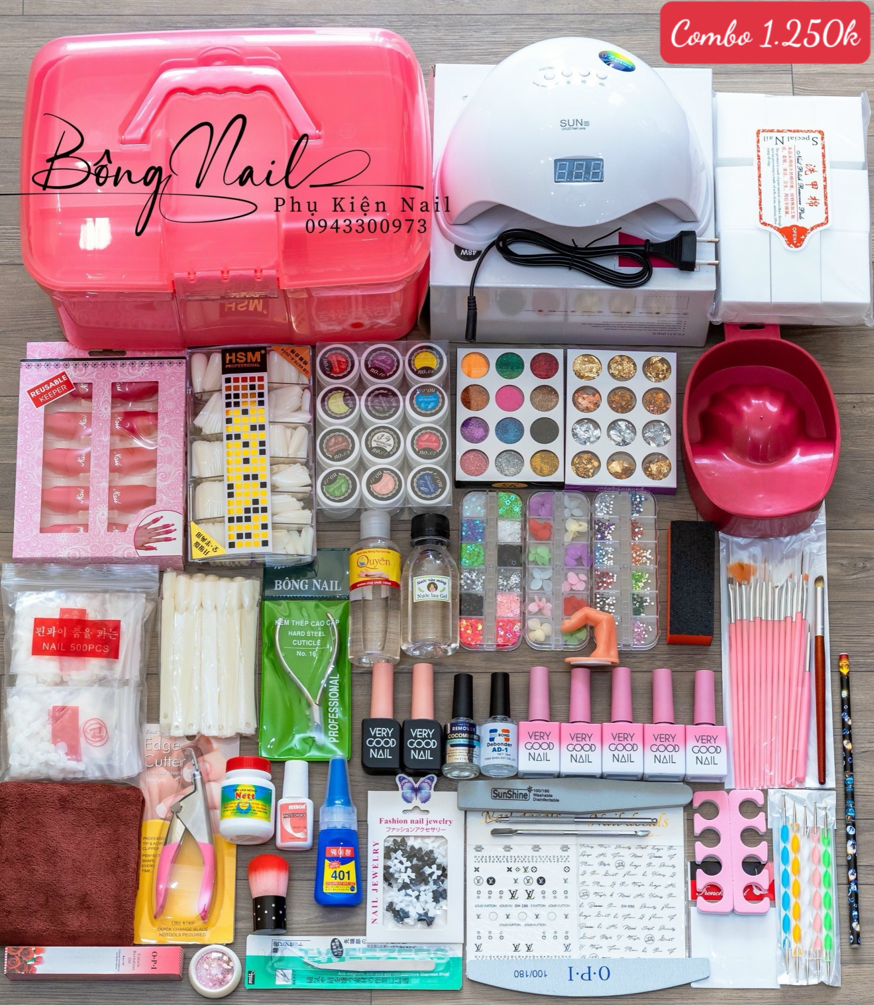 Combo học và làm nail cơ bản