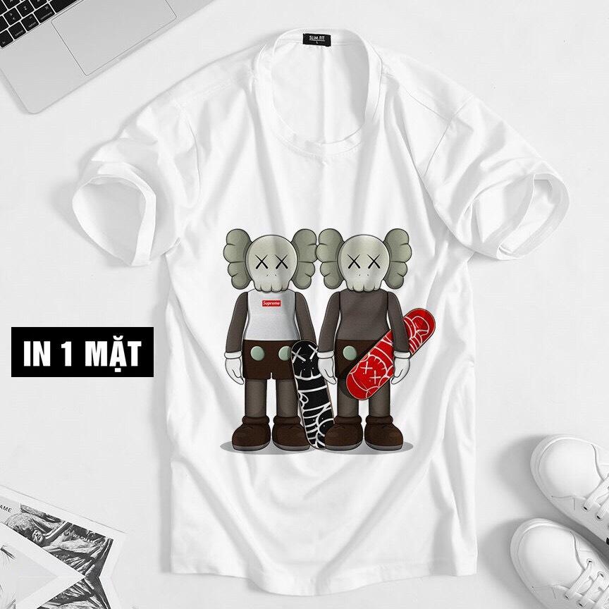 Áo Có bigsize Áo thun unisex họa tiết K0001 thun dày mịn