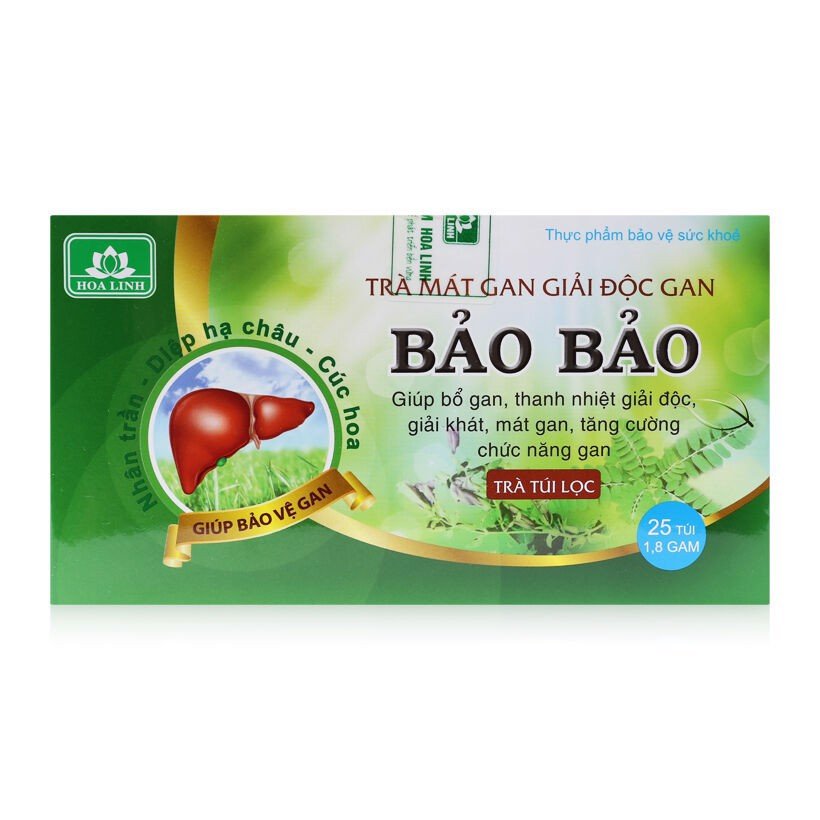 Trà túi lọc Bảo Bảo hộp 25 túi