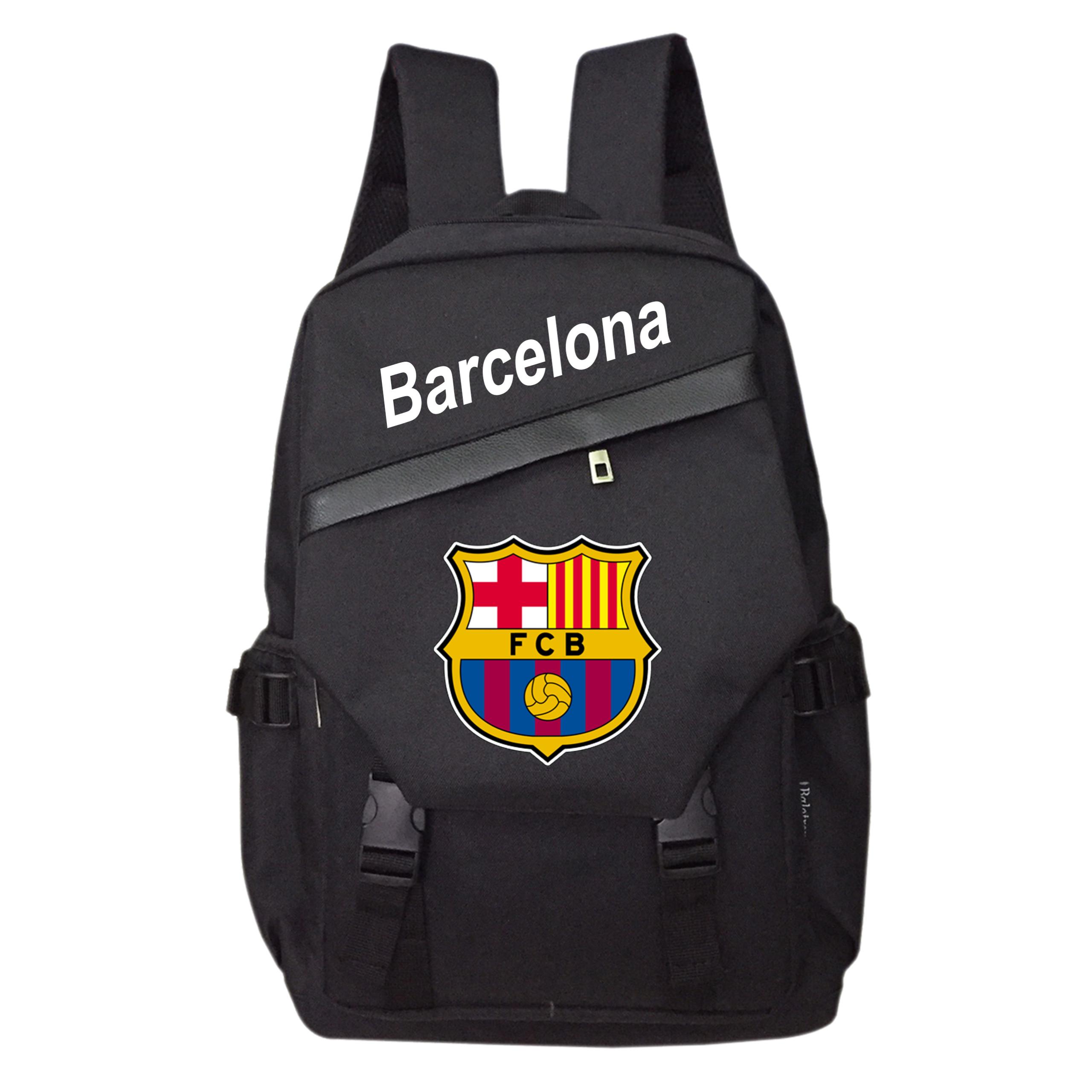 Balo thời trang TROY TR001-BA phối nắp in logo câu lạc bộ Barcelona