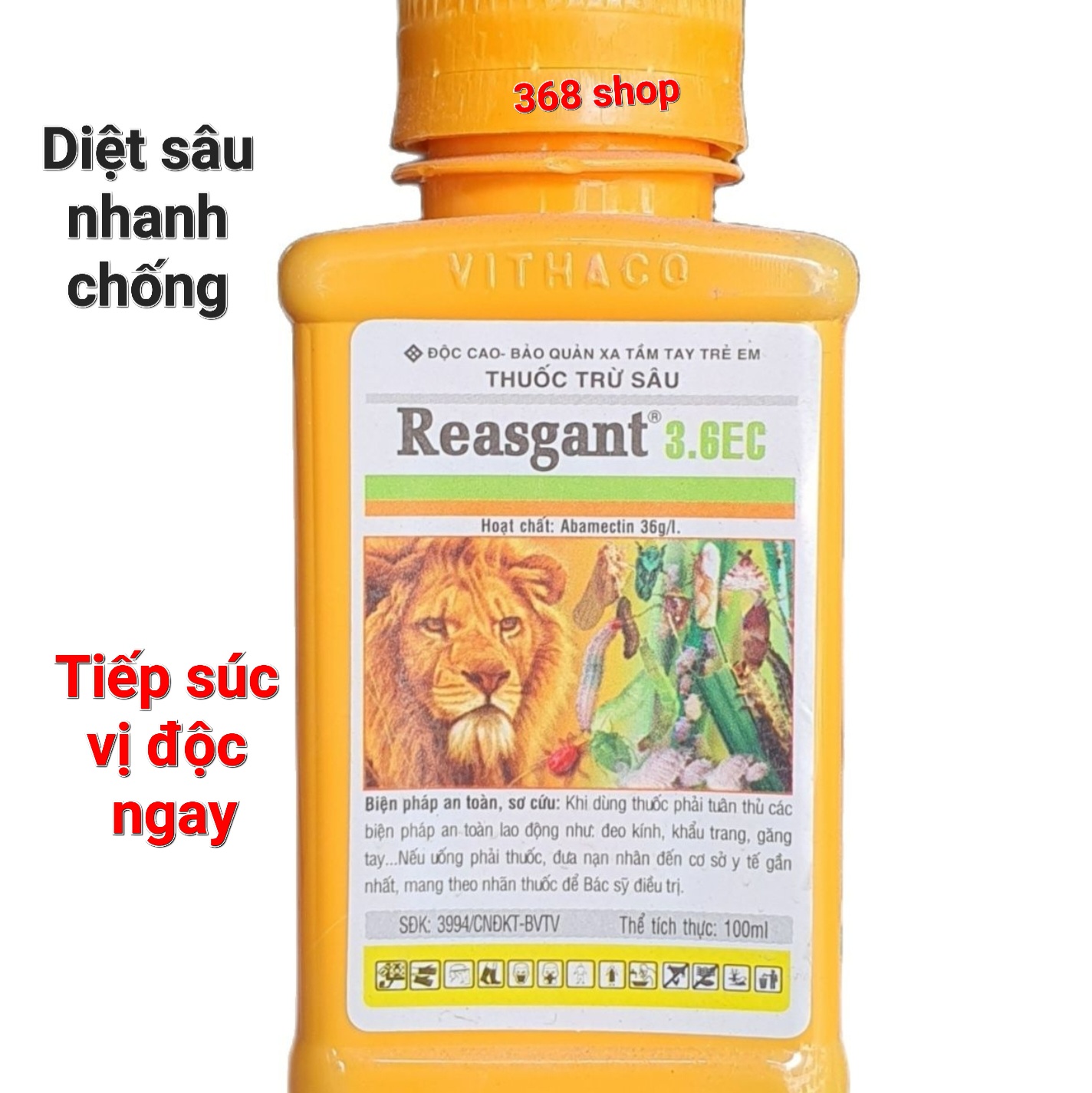💎 Thuốc trừ sâu sinh học Reasgant 3.6EC (Chai 100ml)💖