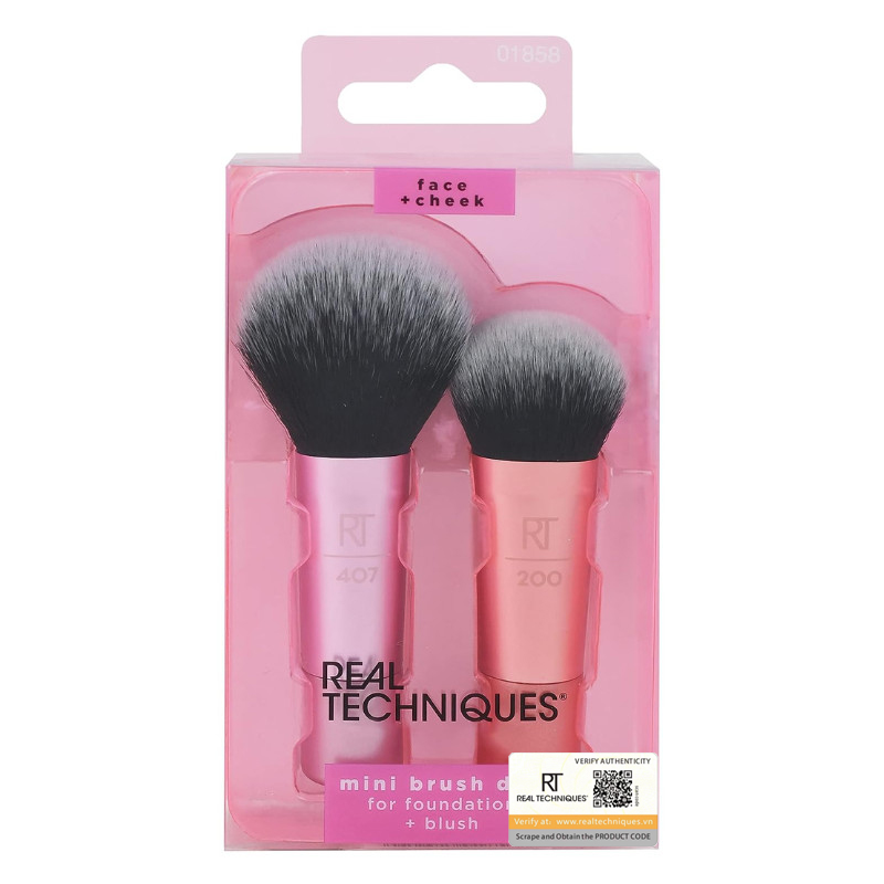Bộ cọ 2 cây real techniques mini brush duo