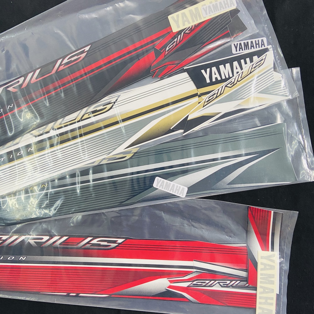 TEM DÁN XE SIRIUS 110CC MẪU NHỎ 3 LỚP CAO CẤP SẮC NÉT