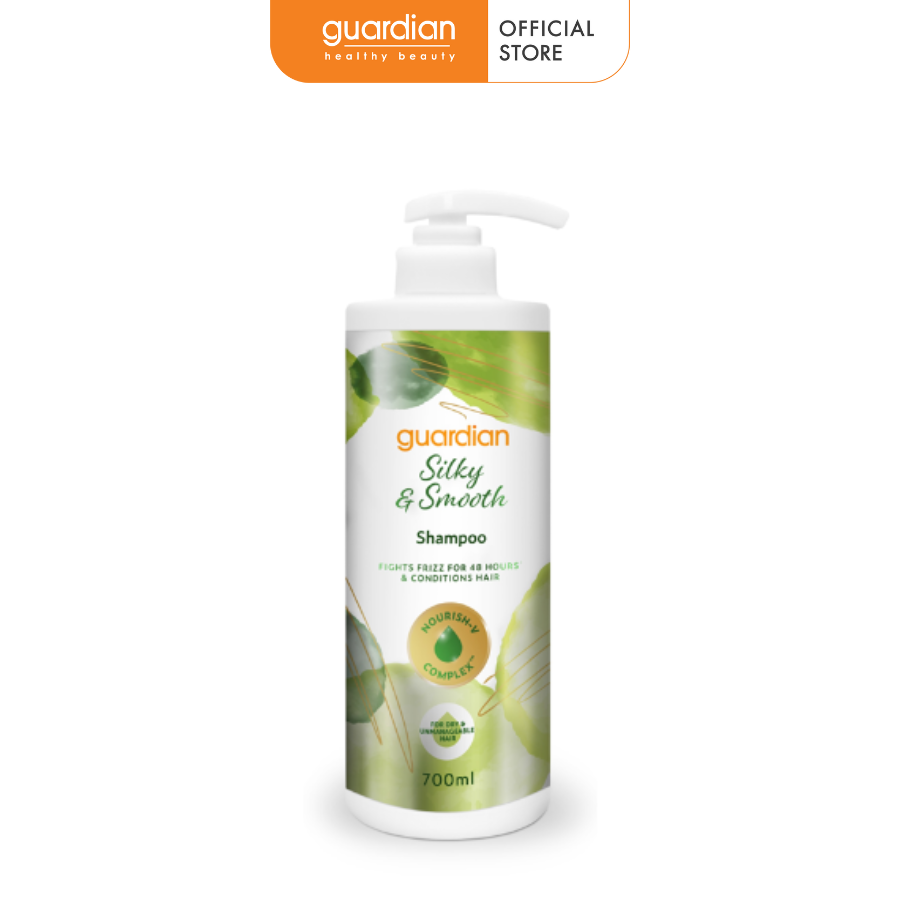 Dầu gội suôn mượt óng ả guardian silky & smooth 700ml