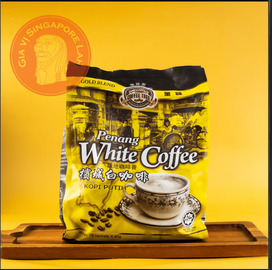 [HSD/EXP 16/1/25] Coffee Tree - Cà phê hạt trắng Penang Malaysia/Penang White Coffee 600g