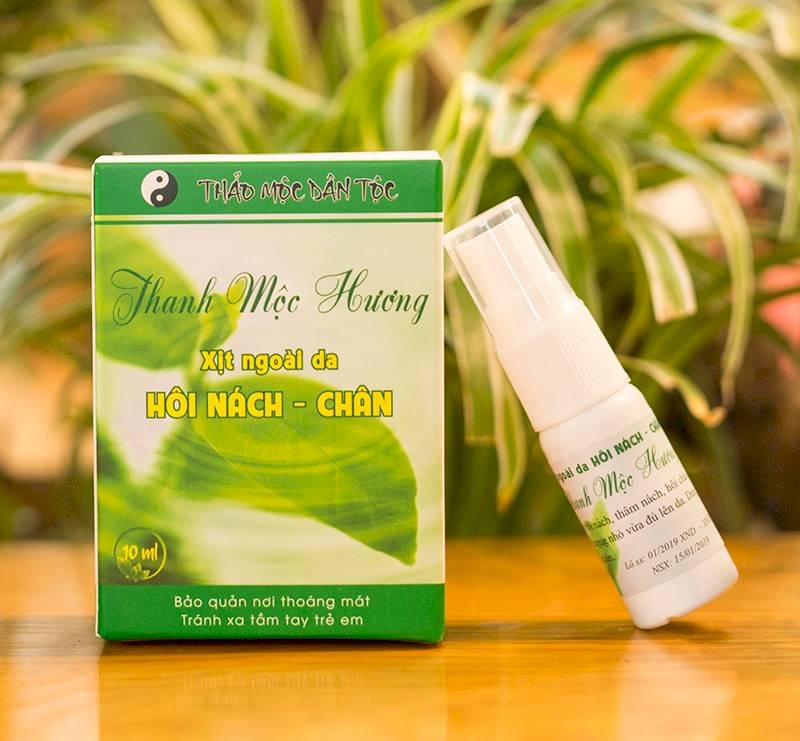 [HCM]Xịt khử mùi Hôi nách hôi chân tay Thanh Mộc Hương