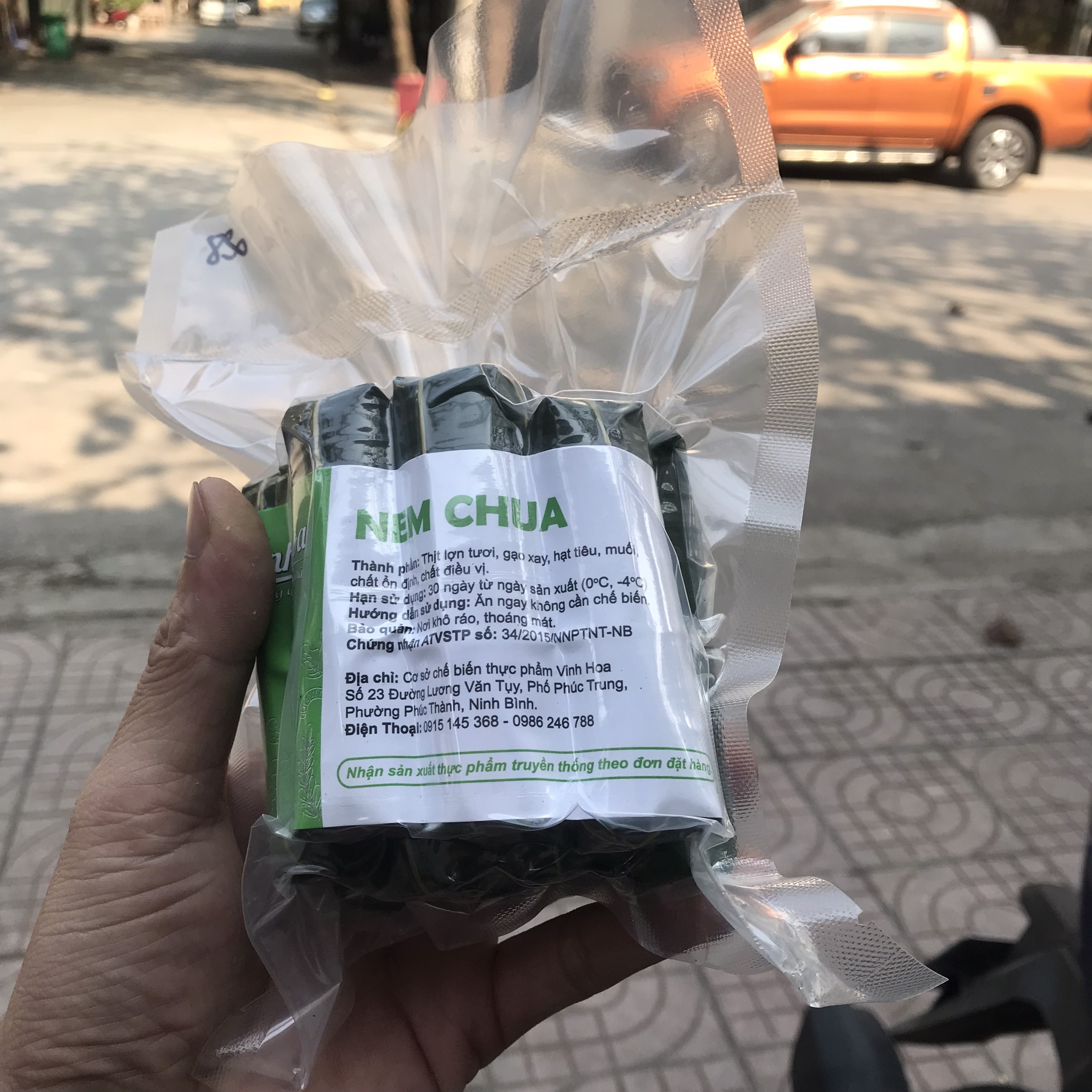 Nem chua đặc sản Thanh Hóa SX tại cơ sở gia truyền tại Ninh Bình