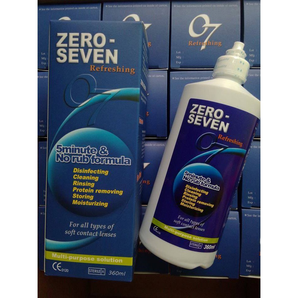 Nước ngâm lens zero-seven 360ml