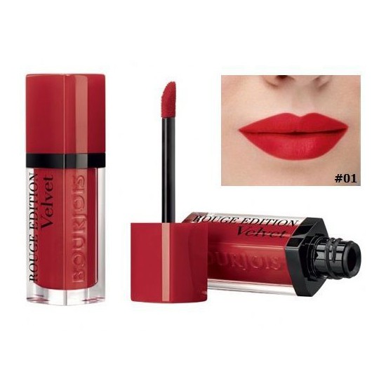 Son Lì dạng nước Bourjois Rouge Edition Velvet Pháp – Màu 01
