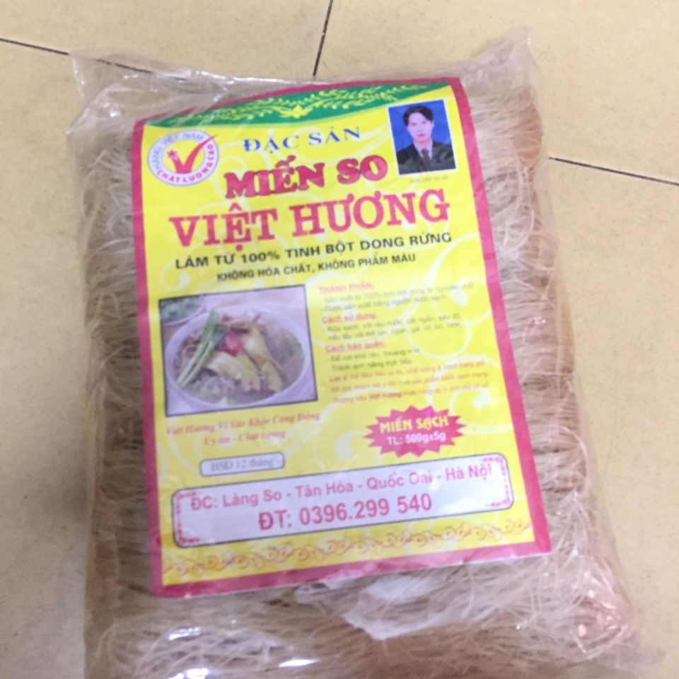 Combo 2 gói Miến dong đặc sản làng nghề miền bắc  mỗi gói 500g