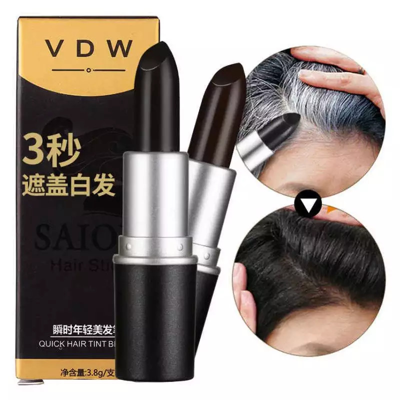 [HCM][SIÊU HOT] Son nhuộm phủ che chân tóc tạm thời - CAVALI - Son nhuộm phủ bạc có 2 màu đen và nâu tiện lợi