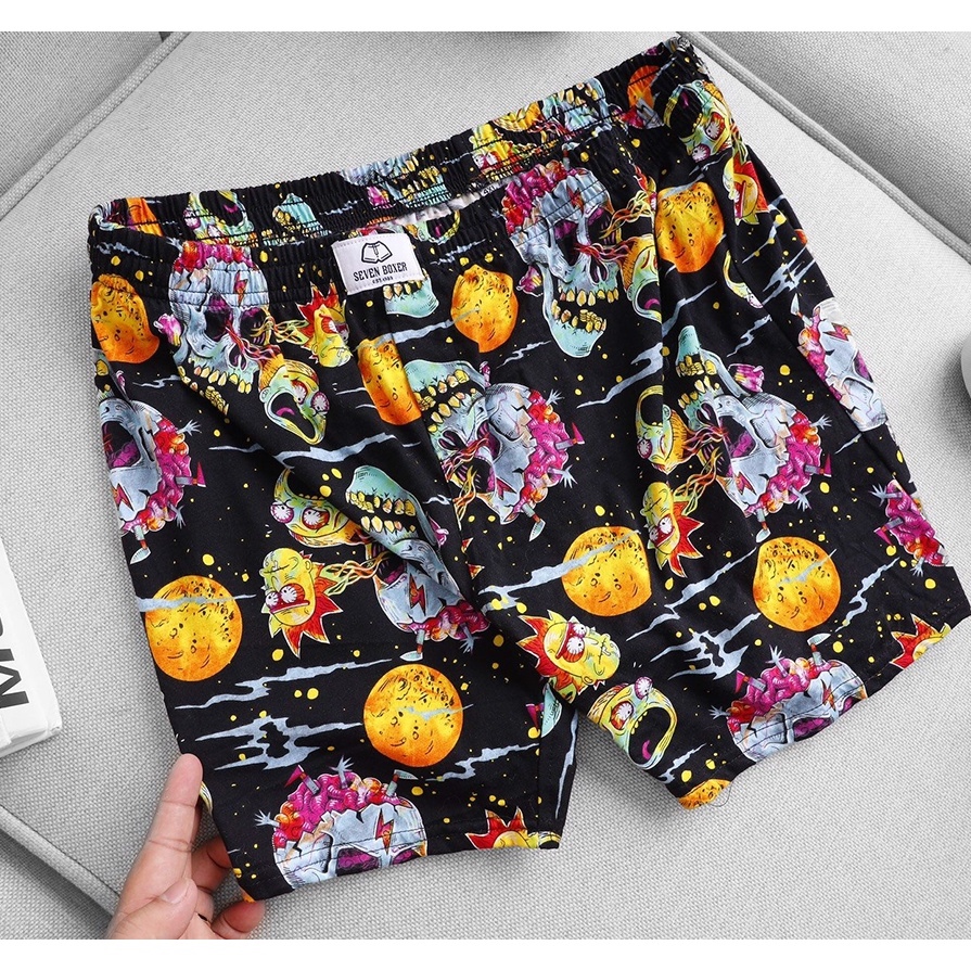 Quần đùi ngủ nam thun COTTON mặc ở nhà vô cùng thoải mái - 𝐐𝐍𝐍𝐇