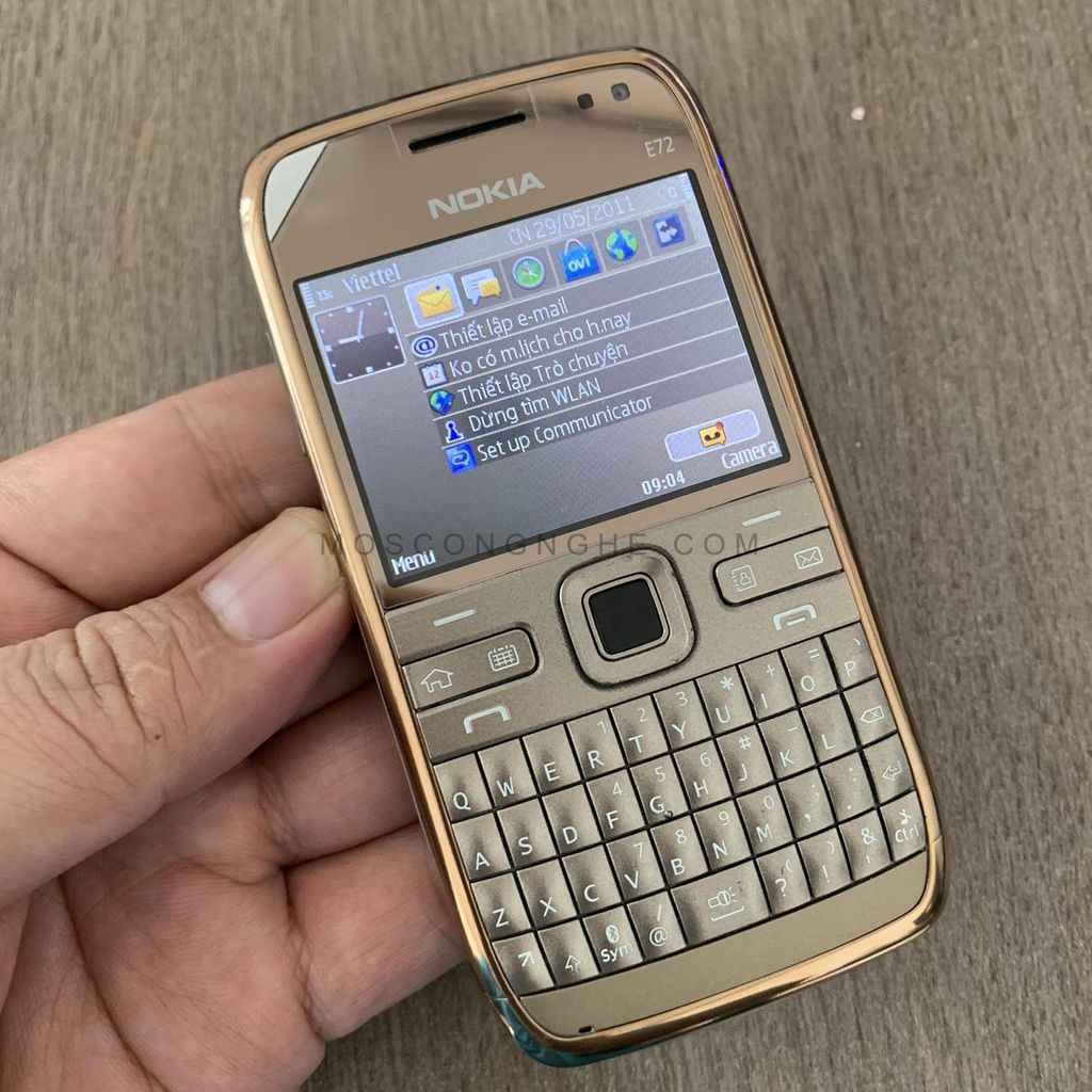 Nokia E72 đầy đủ tính năng, Máy ZIN Thay Vỏ Mới, 24 Phím QUERTY, Kèm pin sạc