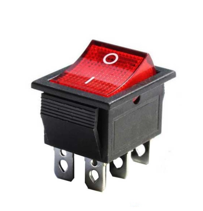 Công tắc nguồn kcd4-102 16a 250v / công tắc kcd4-102 20a 125v