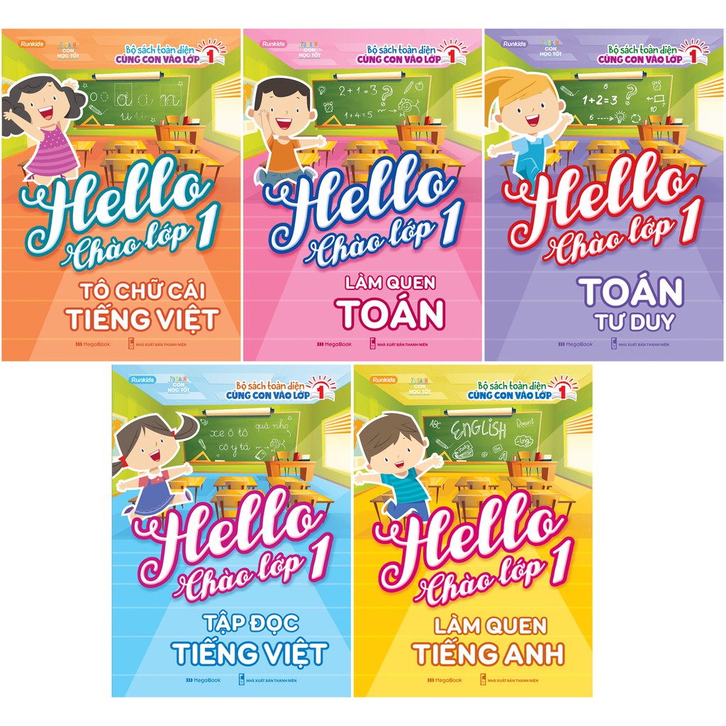 Sách Combo 5 cuốn Hello Chào lớp 1 - Megabook