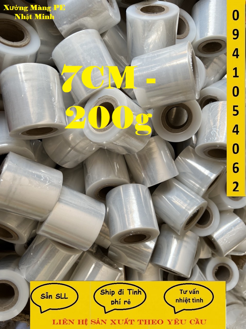 Màng quấn bụng ủ tê giảm mỡ 7cm