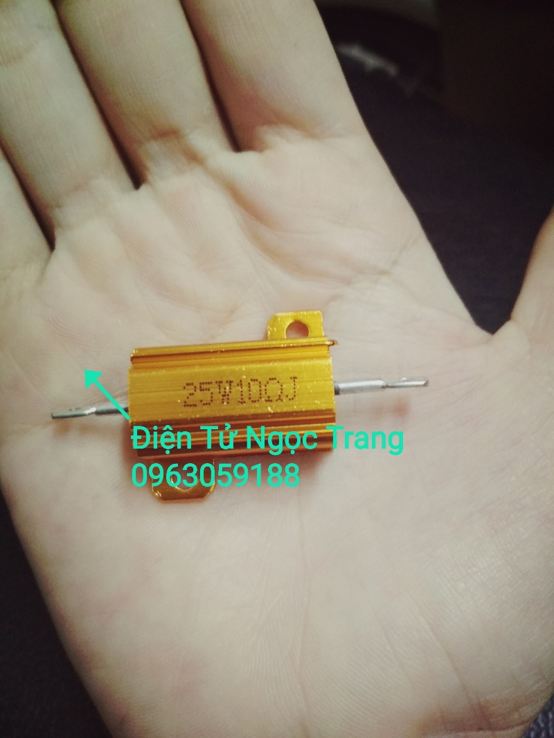 2 Điện Trở Nhôm 10 ôm 25w