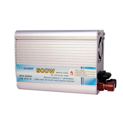 [HCM]Bộ đổi điện chống ngược cực 500W 12V sang 220V - SFA-500A